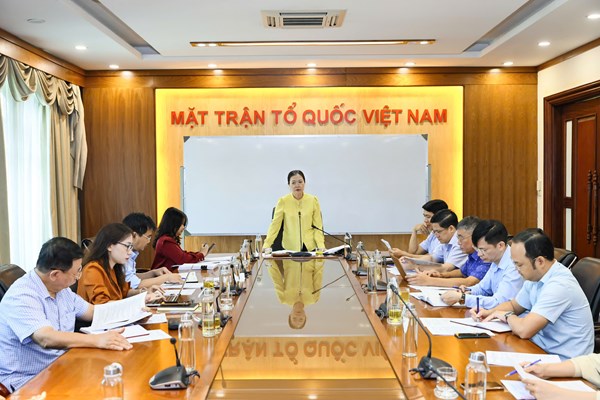 Hiệp thương, thống nhất nội dung giám sát, phản biện trong năm 2025 giữa MTTQ Việt Nam và các tổ chức chính trị - xã hội